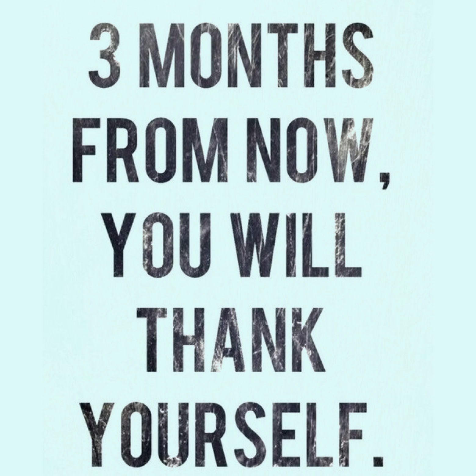 thank yourself